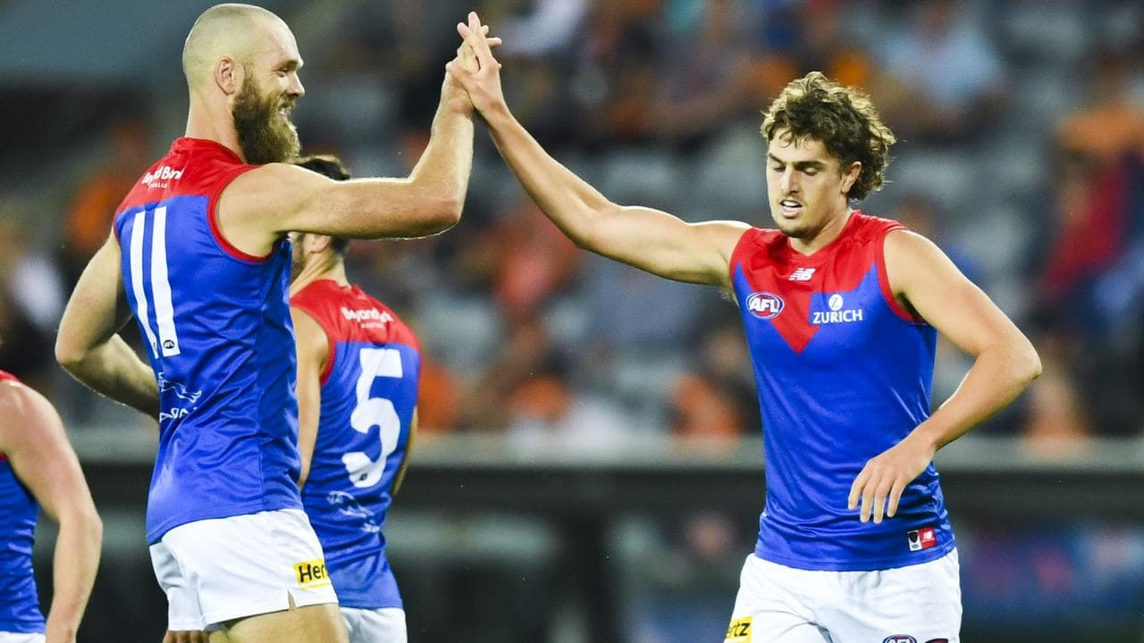 Max Gawn and Luke Jackson.