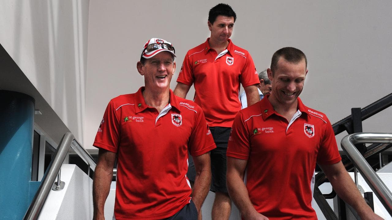 Wayne Bennett, Steve Price and Ben Hornby.