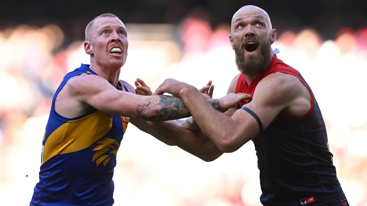 Bailey Williams and Max Gawn.