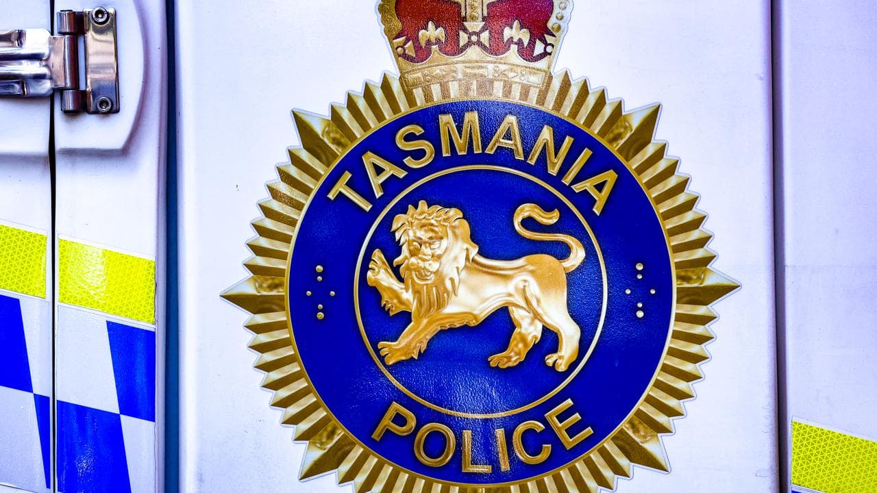 A Tasmania Police vehicle in Hobart