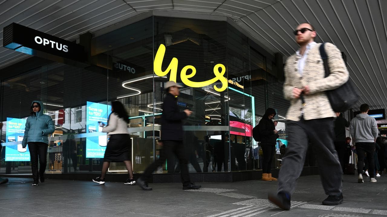 Optus retail store in Melbourne