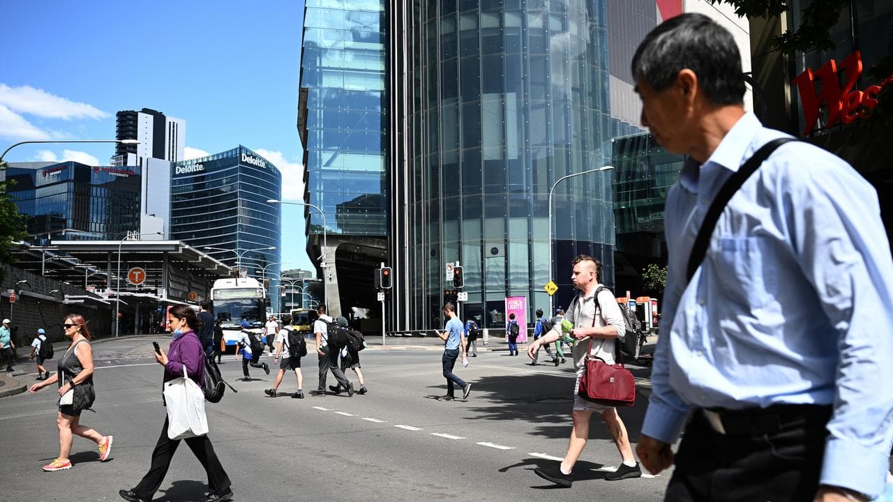 The CBD in Parramatta.