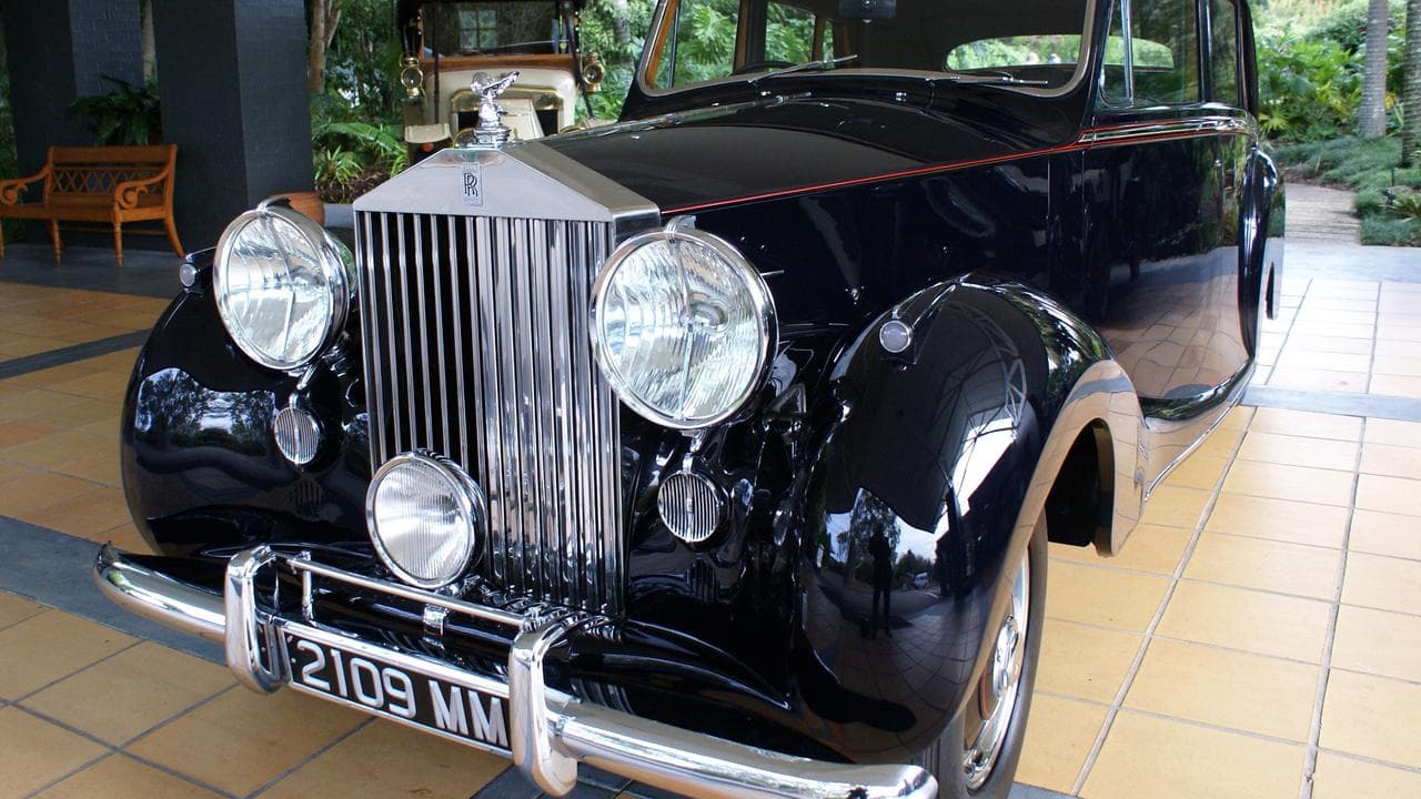 A file photo of a car owned by Clive Palmer 