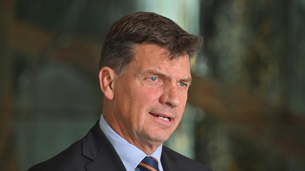 A file photo of Angus Taylor 