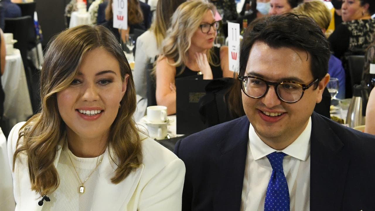 Brittany Higgins and David Sharaz (file image)