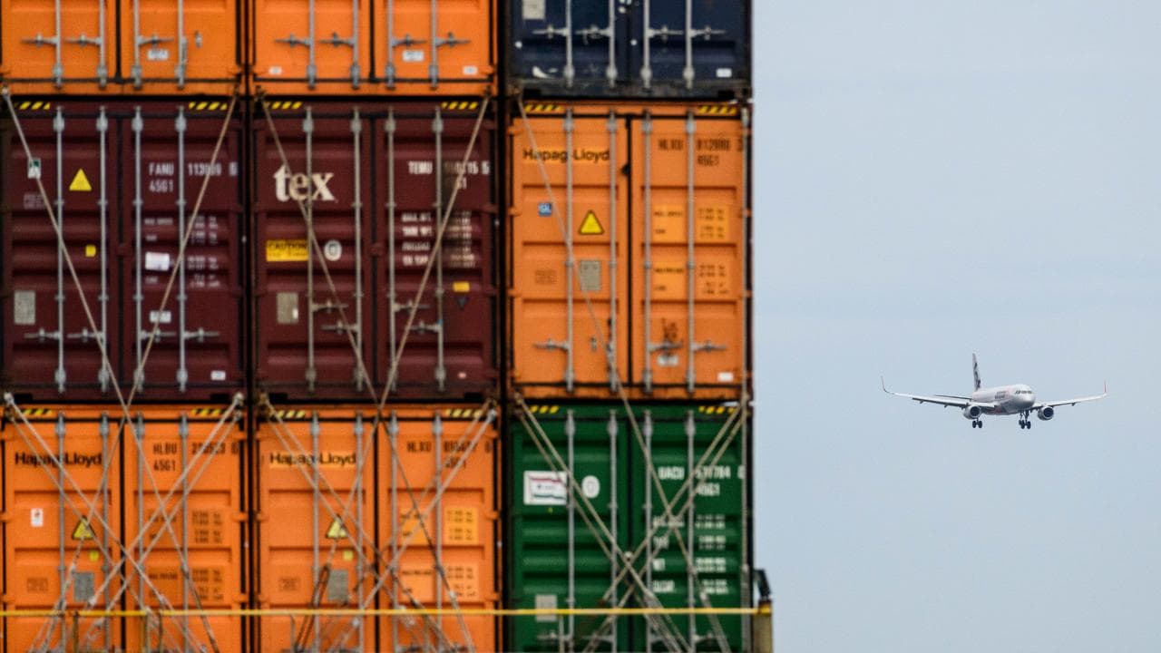 Shipping containers at Port Botany