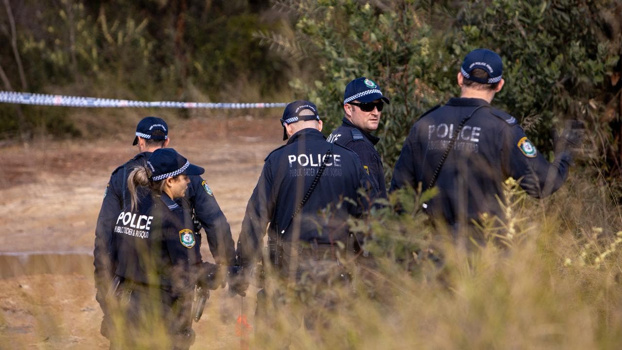 Police searching at Sandy Point (file image)