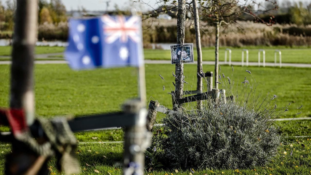 MH17 monument at Park Vijfhuizen, in memory of victims of flight MH17