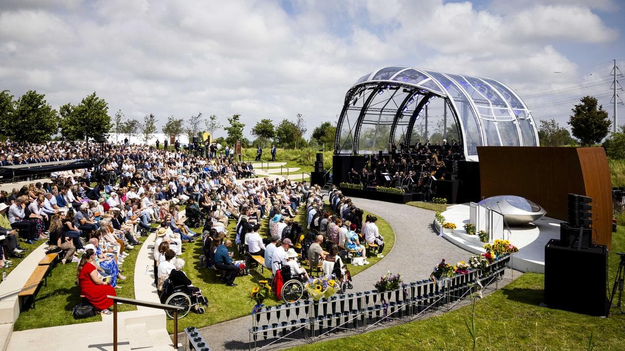 Commemoration of the victims of the MH17 air disaster