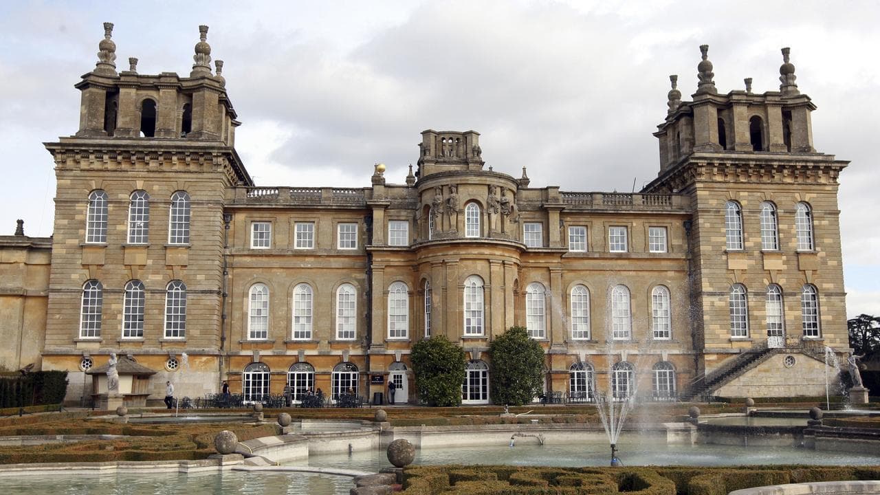 Blenheim Palace in Woodstock, Oxfordshire, England