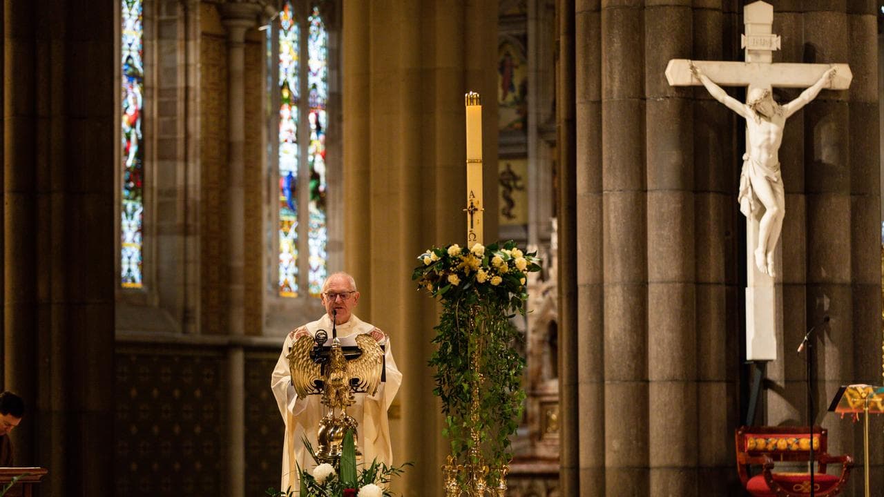 Mass at St Patrick’s Cathedral in Melbourne