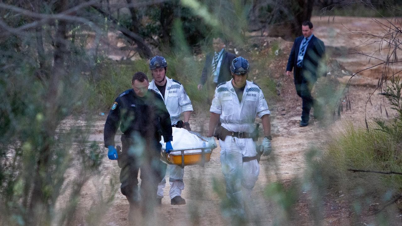 Namja Carroll's body being recovered (file image)
