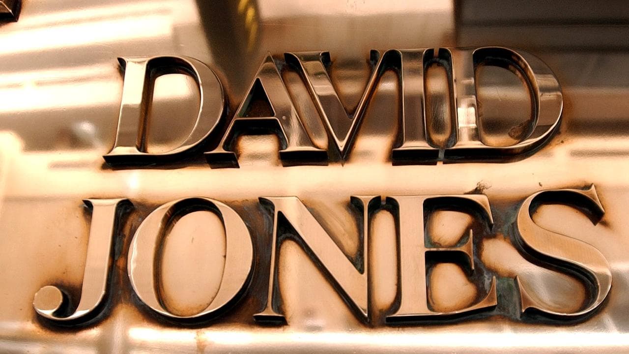 David Jones signage (file image)