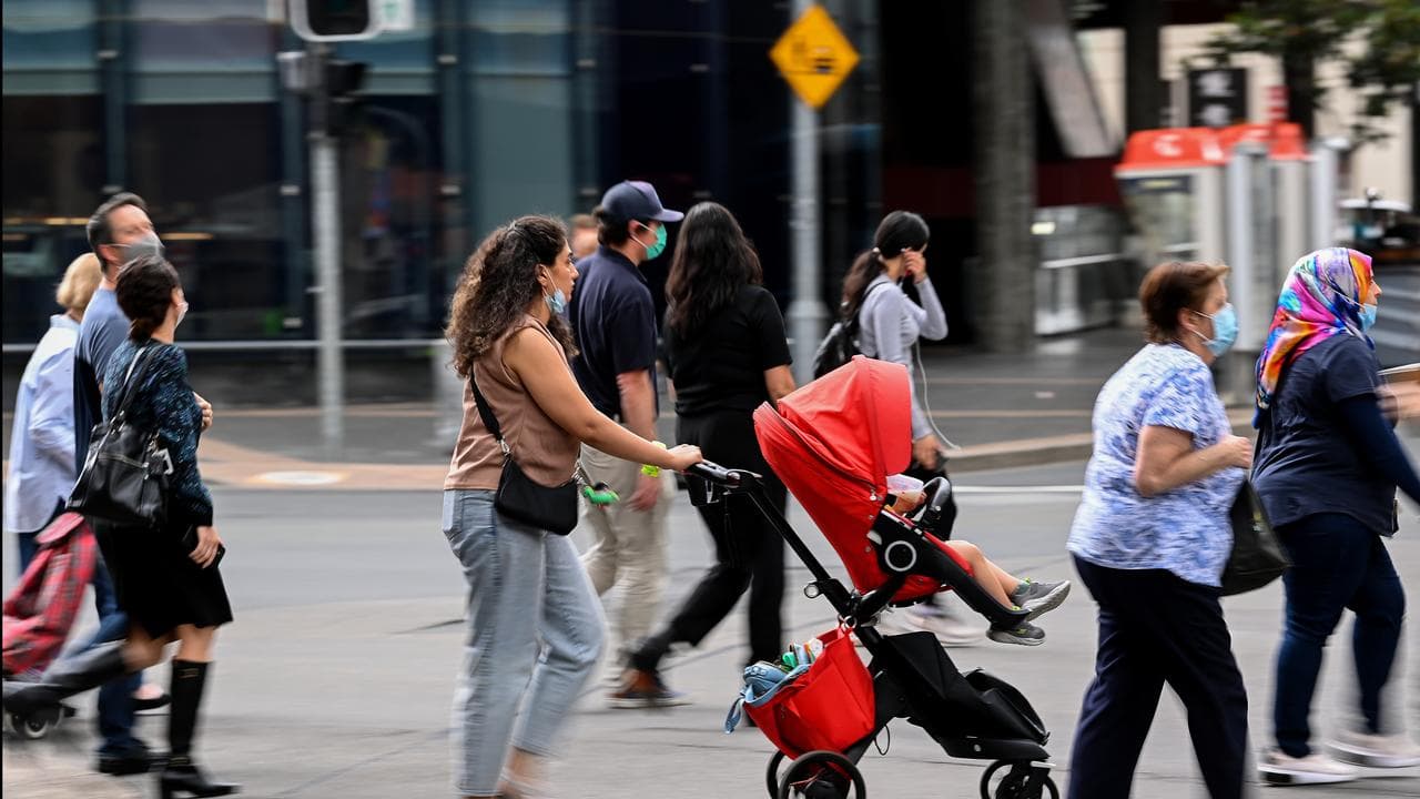 Pedestrians in Sydney