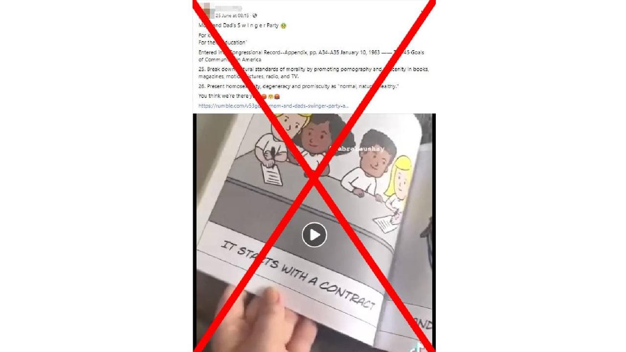 An image of a parody children's book.