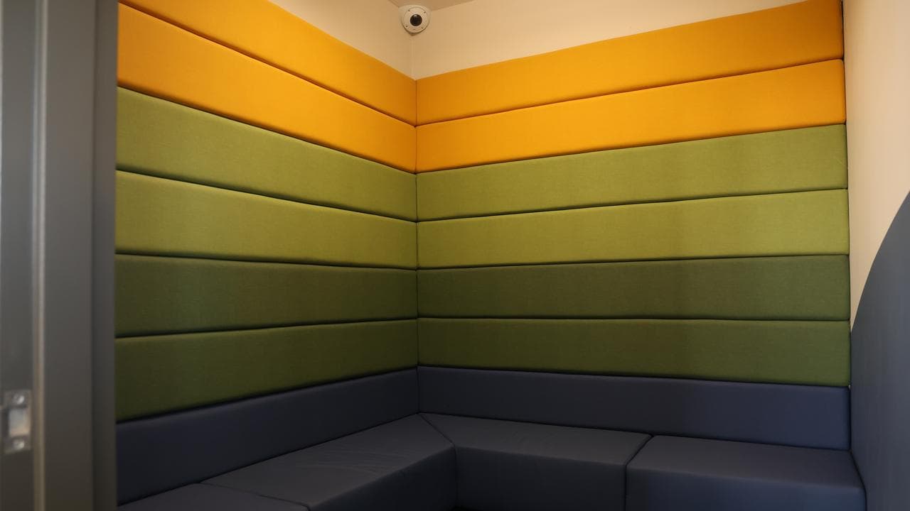 Padded room at new youth detention centre in Darwin