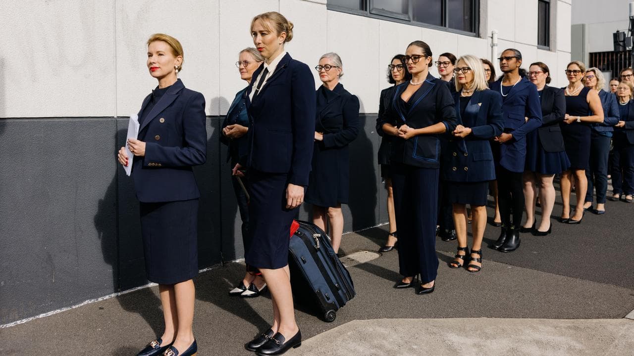 Kirsha Kaechele (left) at the tribunal (file image)