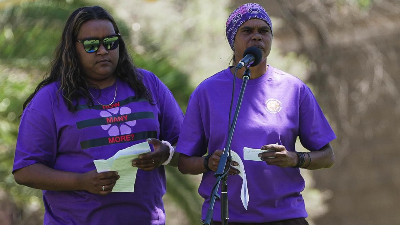 DOMESTIC VIOLENCE RALLY ALICE SPRINGS