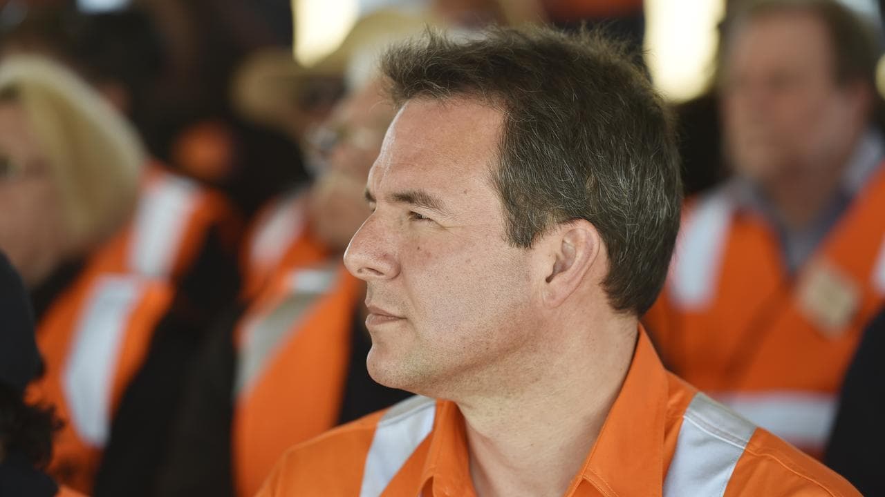 Andrew Cole at the opening of the Tjati Decline, near Port Augusta