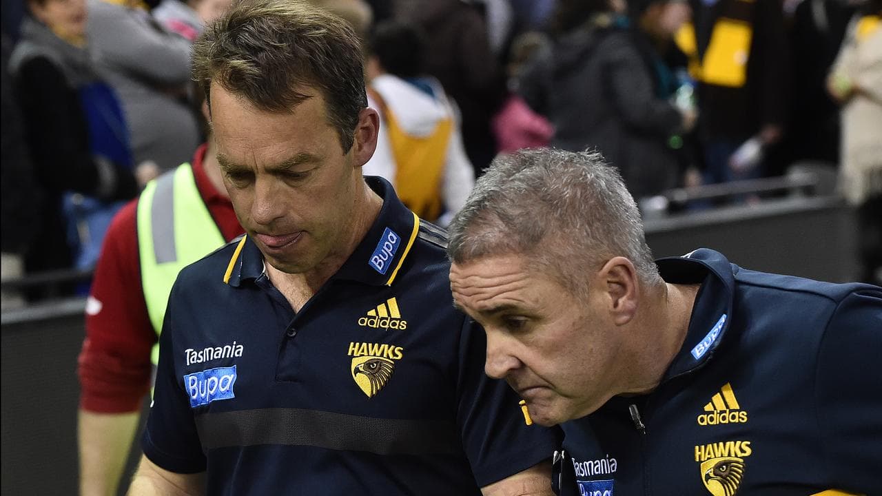 Alastair Clarkson and Chris Fagan.