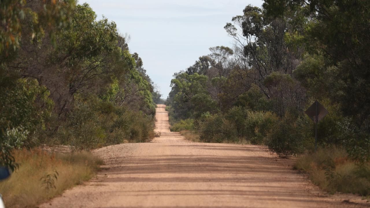A dirt road near the near the scene of the ambush (file image)