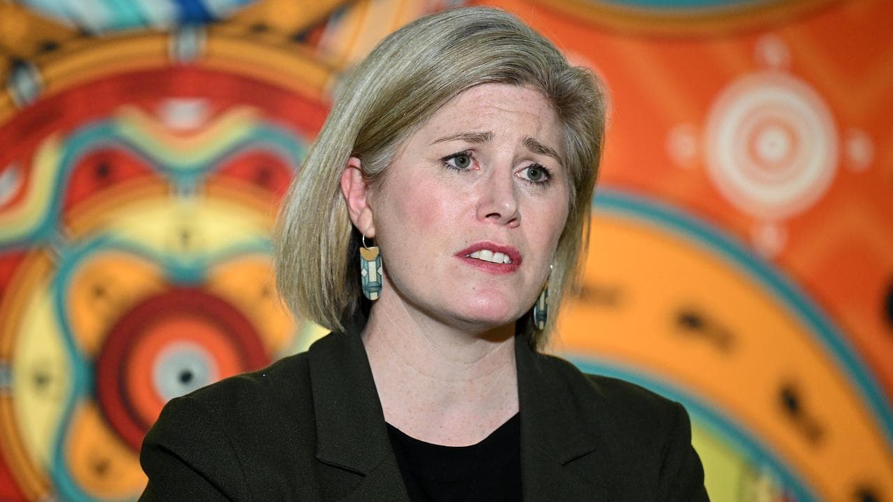 Victoria’s chief health officer Dr Clare Looker speaks to the media.