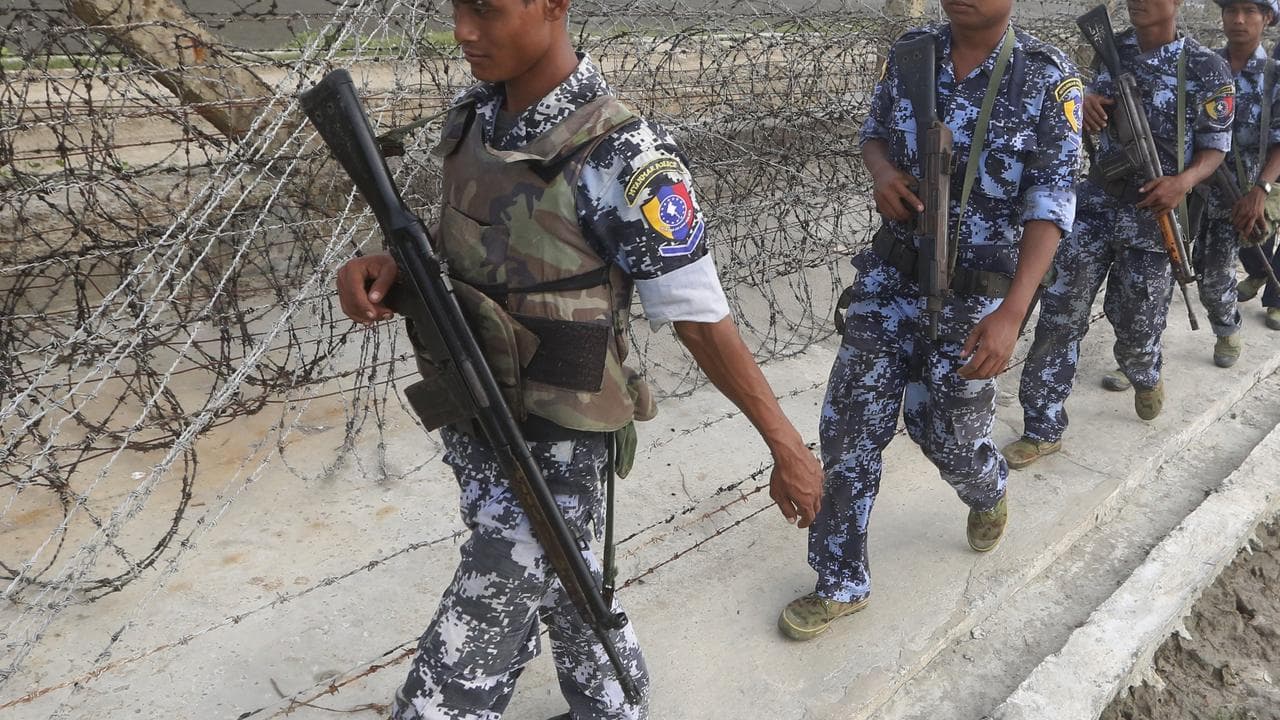 Myanmar border guards (file image)