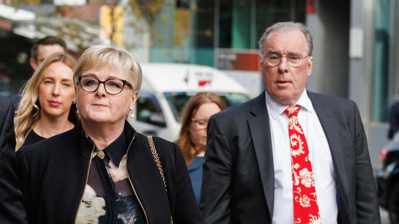 Linda Reynolds with lawyer Martin Bennett