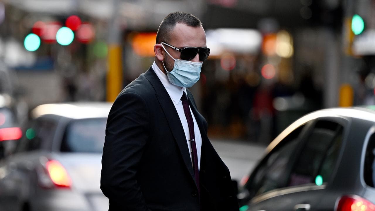 Rami Katlan departs the Downing Centre District Court in