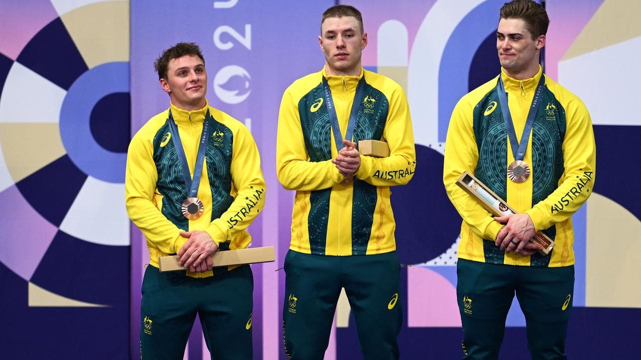 Matthew Richardson (left), Leigh Hoffman and Matt Glaetzer.