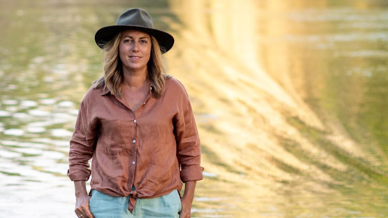 Tanya Egerton at Roper Bar crossing in the NT