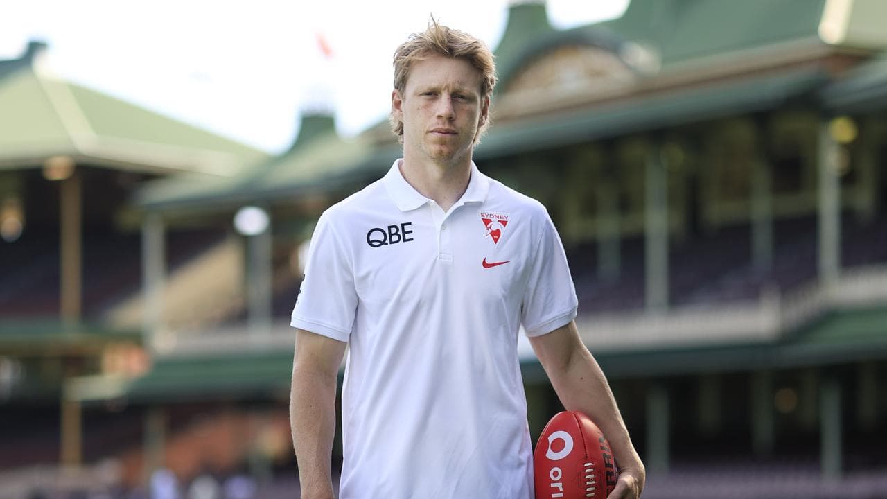 Callum Mills of the Sydney Swans at the SCG.