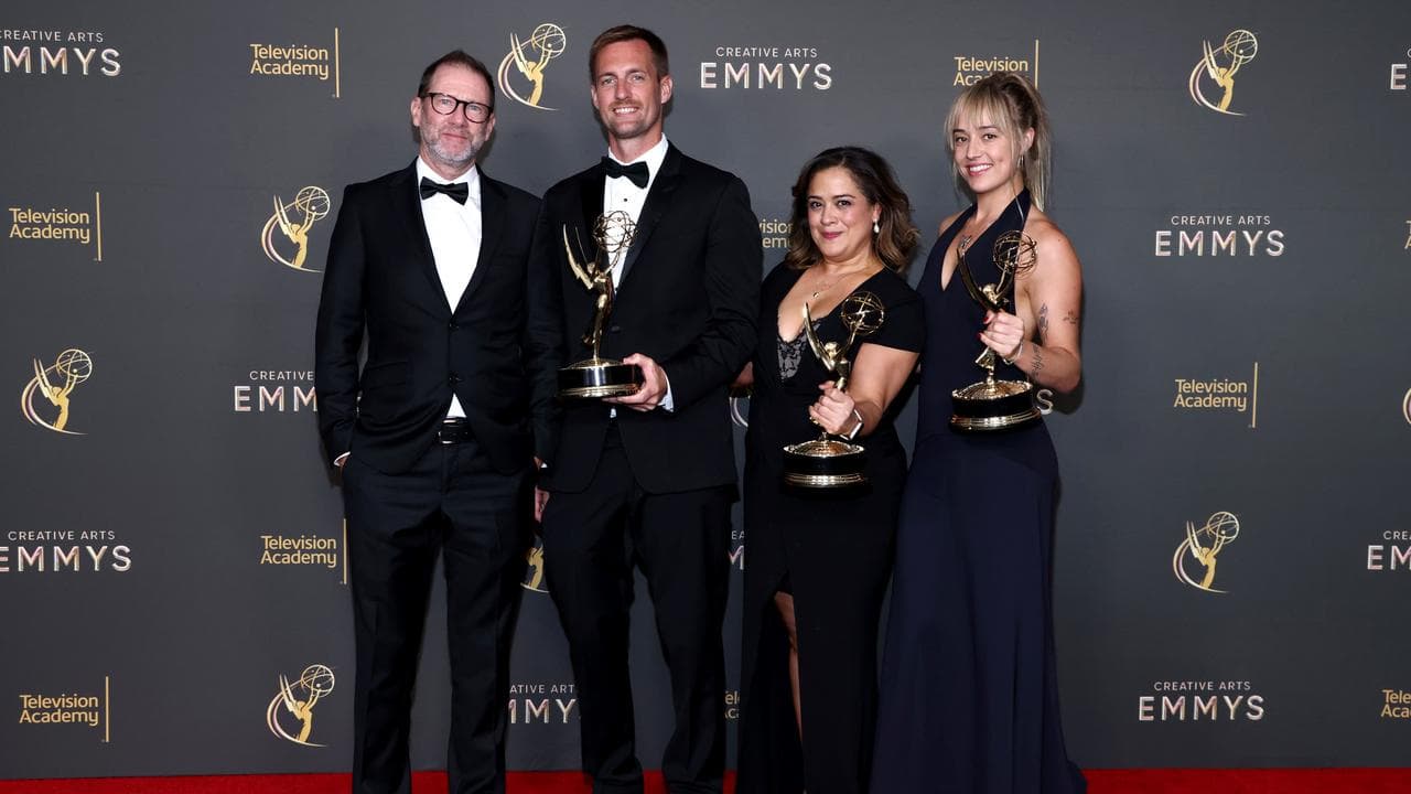 (L-R) Cian O'Clery, Sean Bowman, Marina Nieto Ritger and Emma Choate