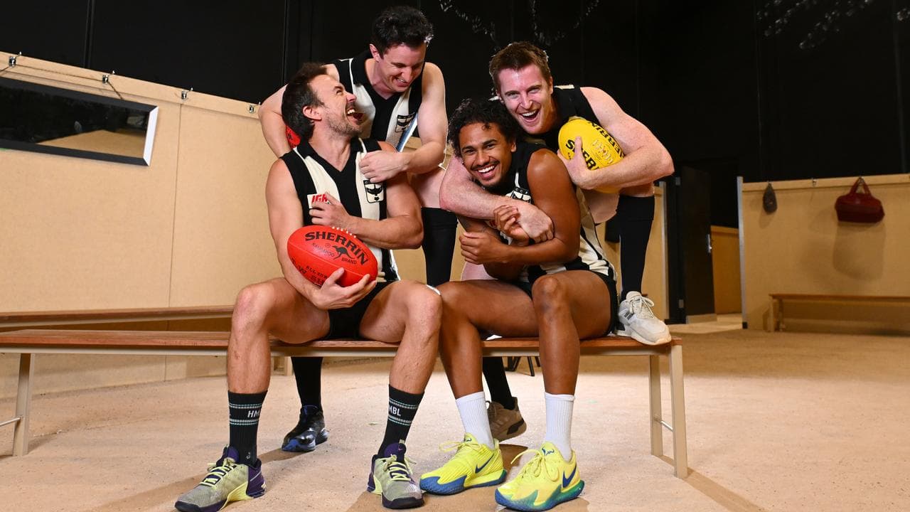 Ben O’Toole, Ngali Shaw, Thomas Larkin and Eddie Orton pose for '37.