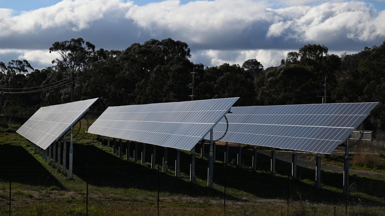 A solar farm outside Canberra