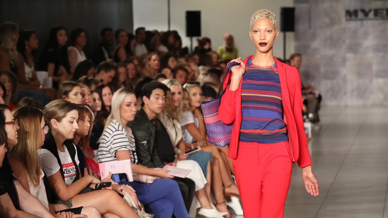 A model wears Marcs on the catwalk(file)