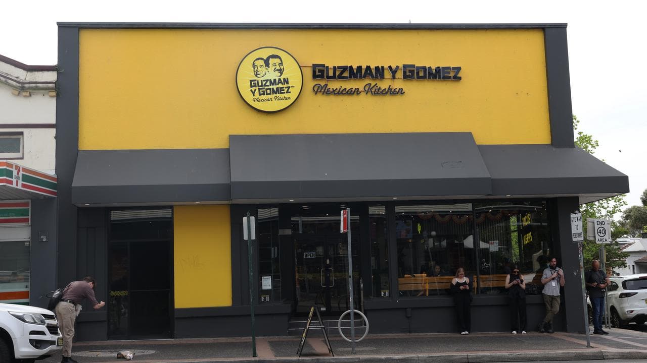 The scene of the stabbing