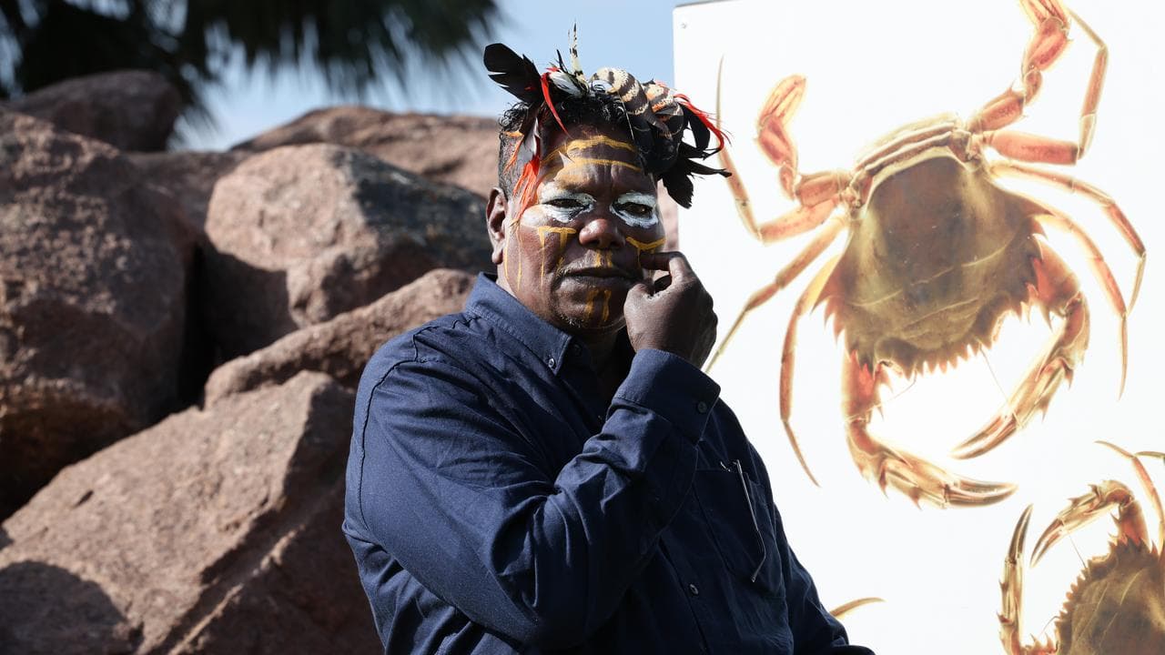 Scenes from a sacred Tiwi ceremony