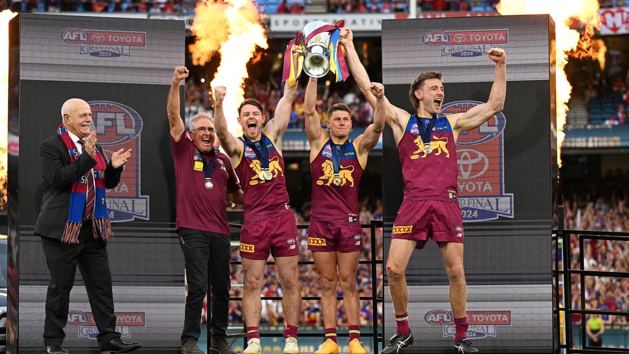 Leigh Matthews, Chris Fagan, Lachie Neale, Dayne Zorko, Harris Andrews