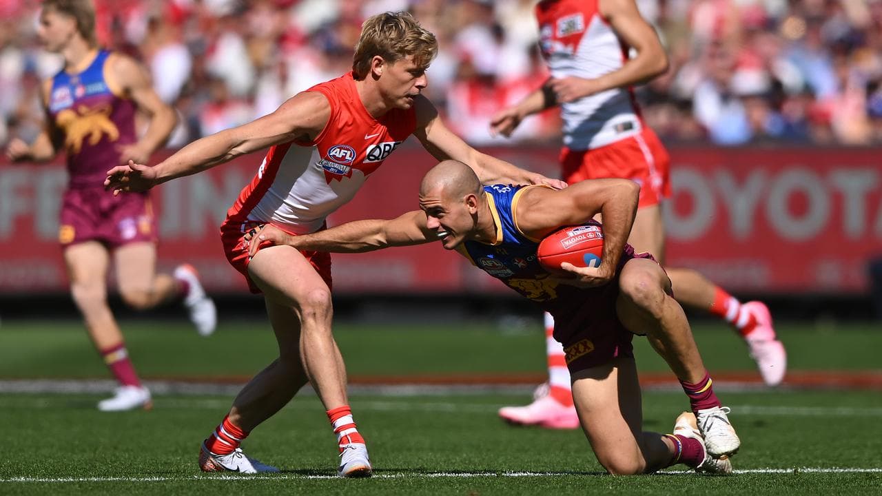 Isaac Heeney and Brandon Starcevich.