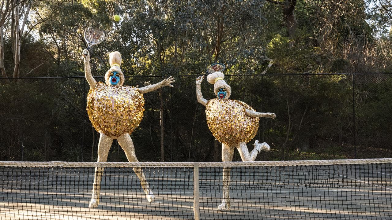 Models in costumes show what could be achieved in the photo shoot.