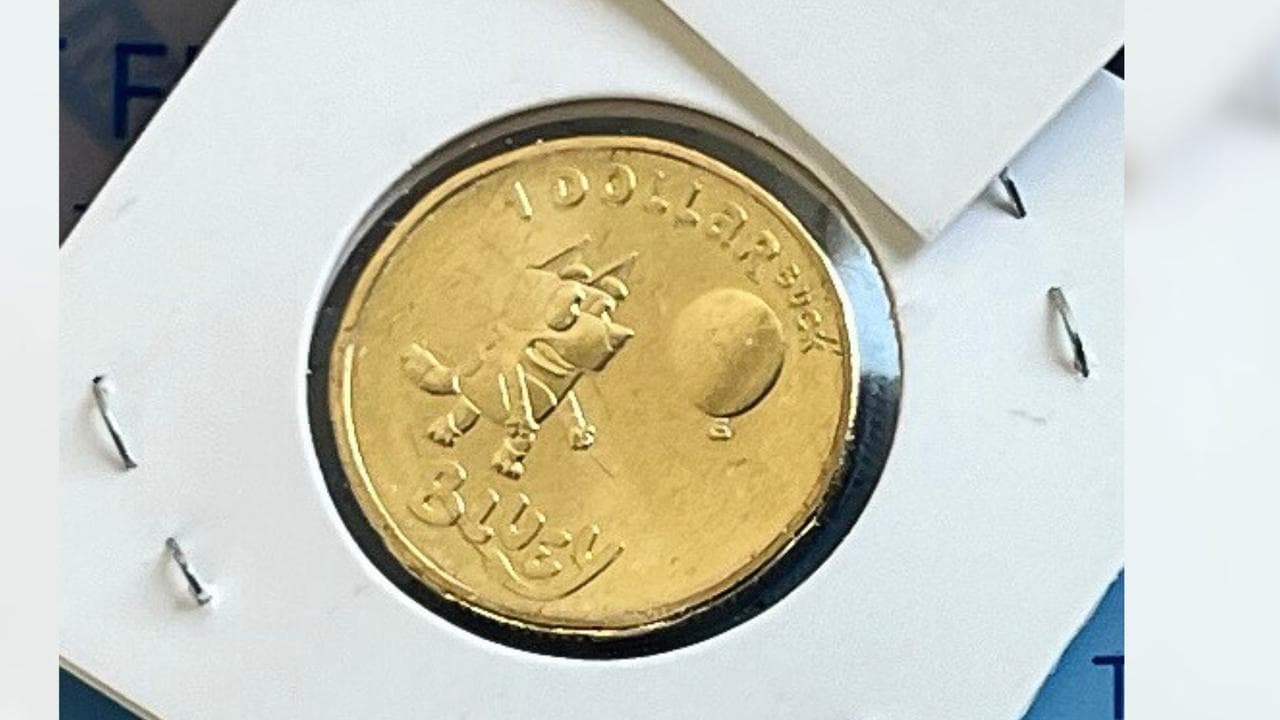 One of the Bluey coins
