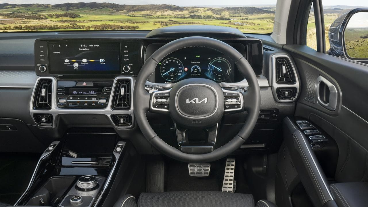The interior of a Kia vehicle (file image)