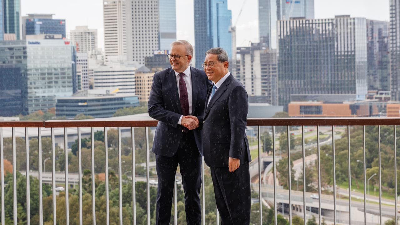 Anthony Albanese and Premier Li Qiang in Perth in June 2024