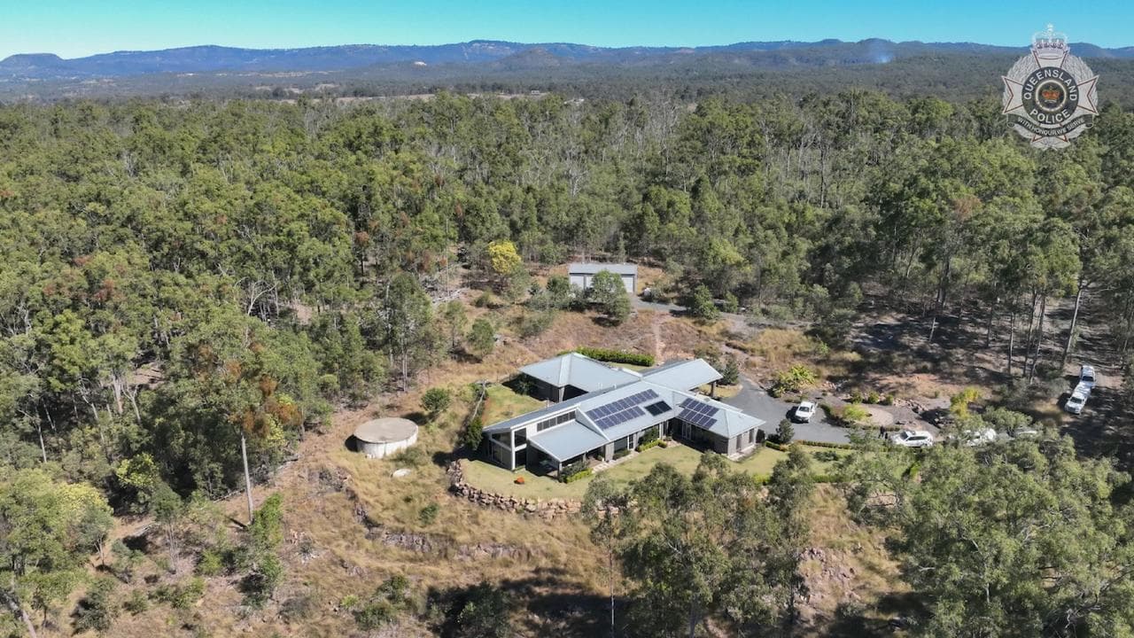 an aerial view of a property in Upper Lockyer, Queensland