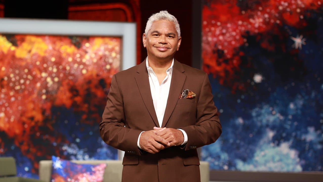 Presenter John Paul Janke on the set of NITV's The Point