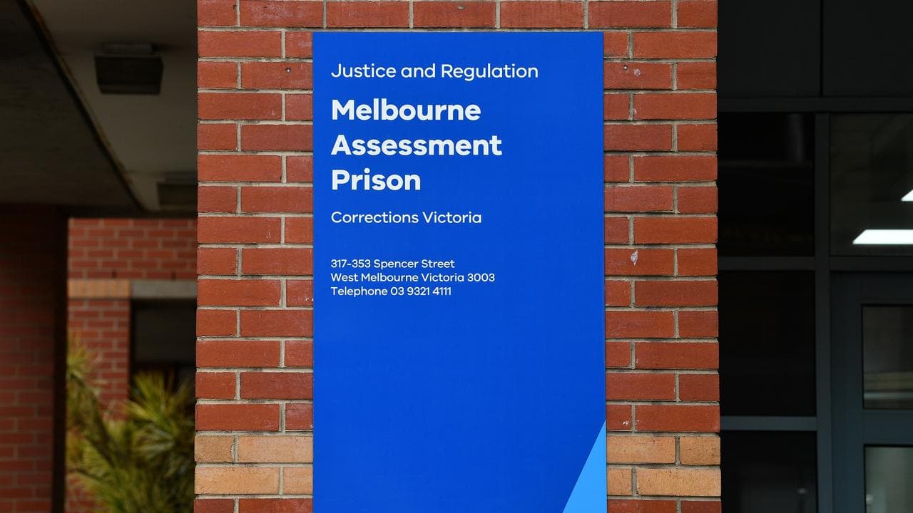Melbourne Assessment Prison signage (file image)