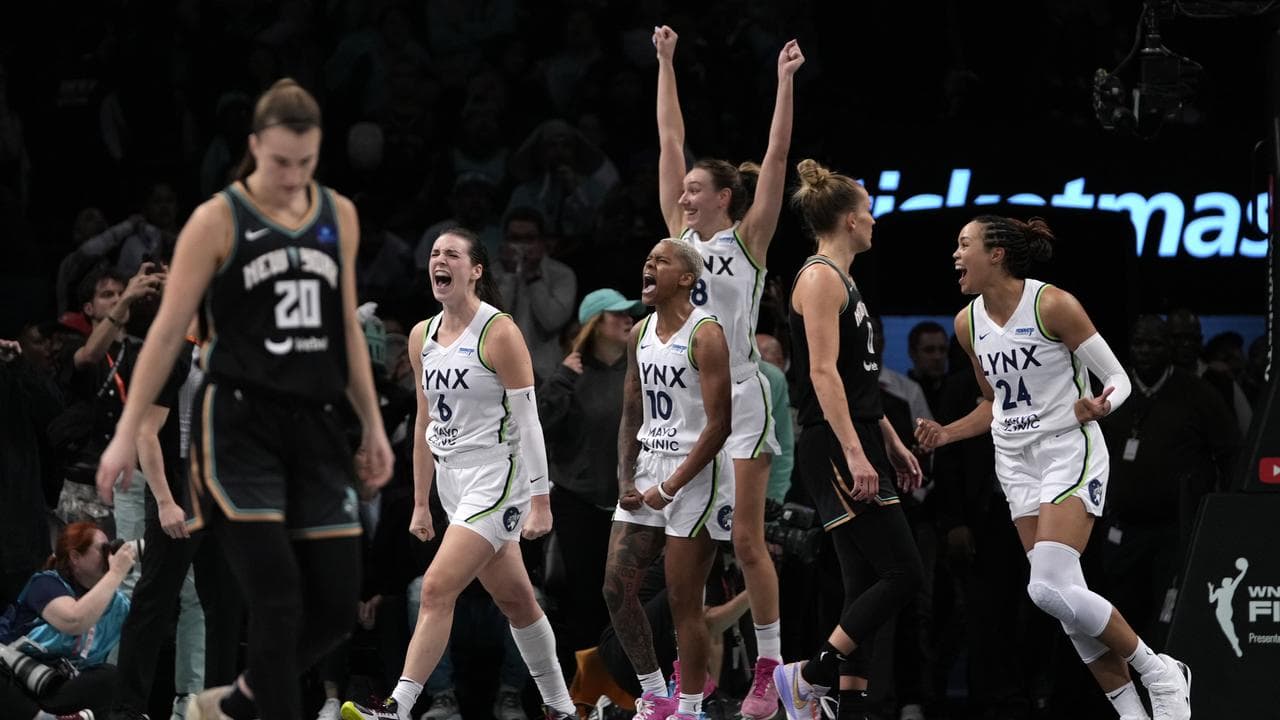 Bridget Carleton, Courtney Williams, Alanna Smith and Napheesa Collier