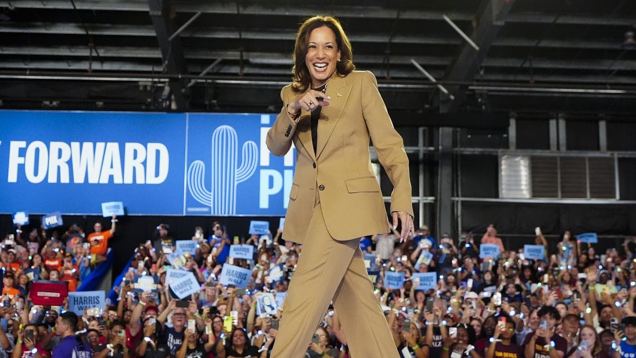 US Vice-President Kamala Harris campaigns in Arizona