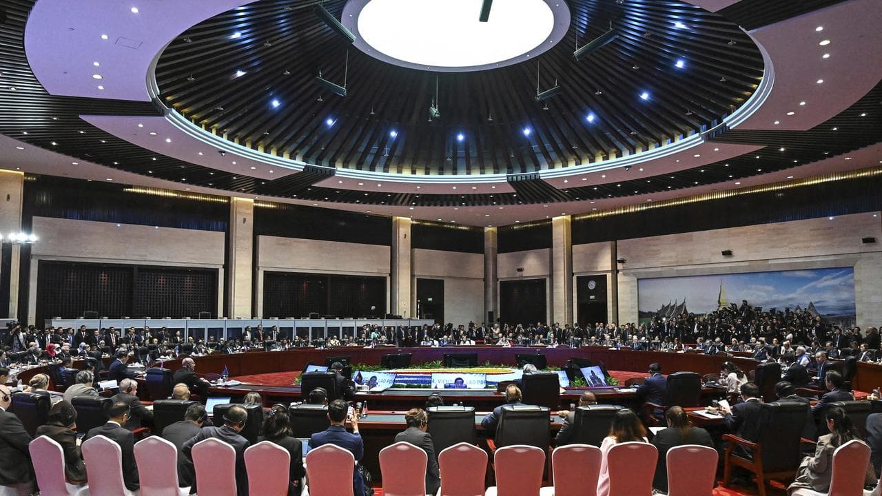 The East Asia Summit in Vientiane, Laos